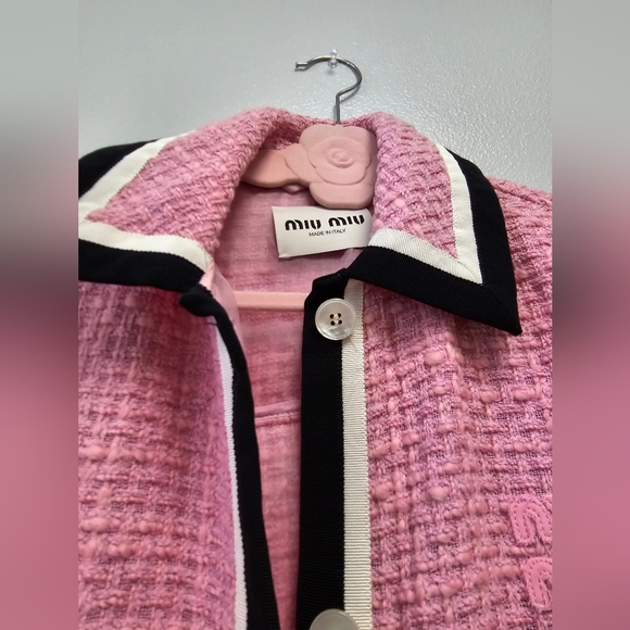 Tweed blouson jacket - Picture 8 of 9